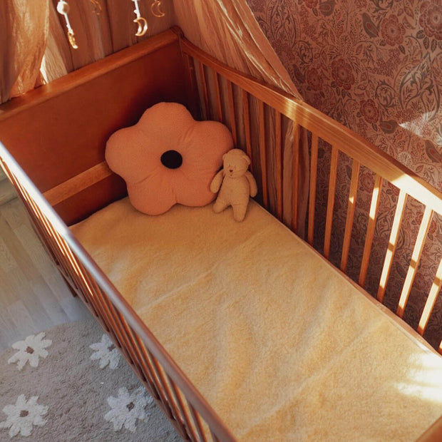 Merino wollen onderlegger ledikant