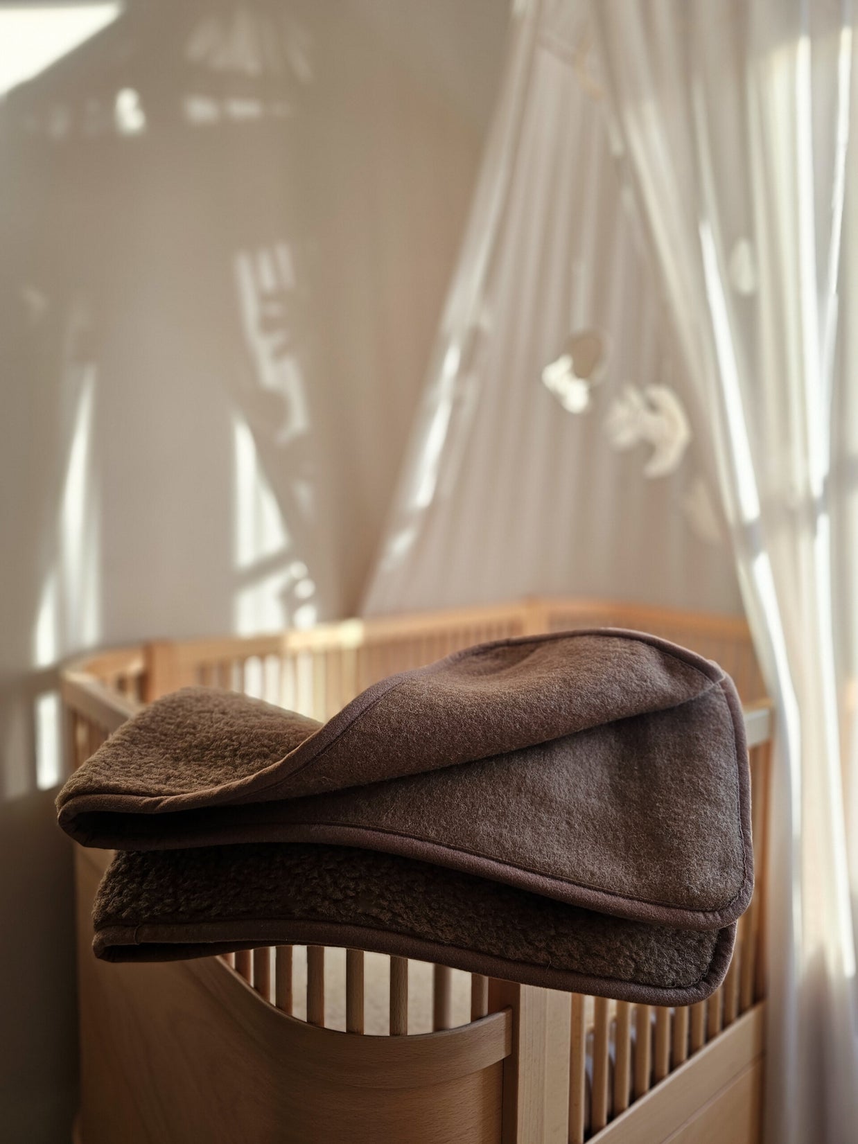 Merino wollen ledikantdeken