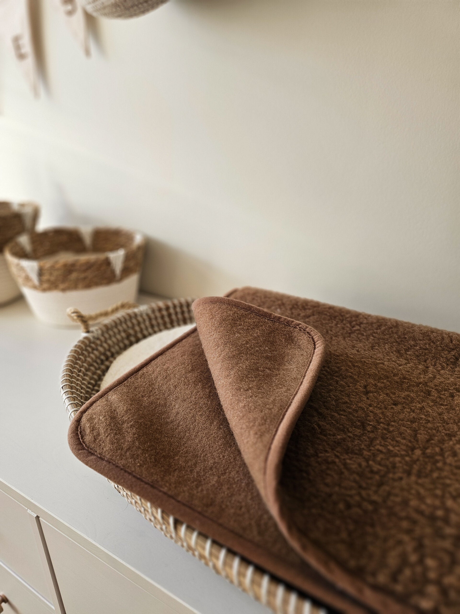 Merino wollen ledikantdeken