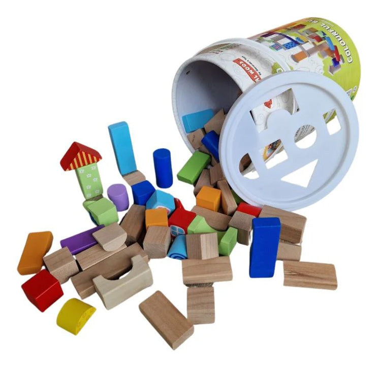 Houten stapelblokken