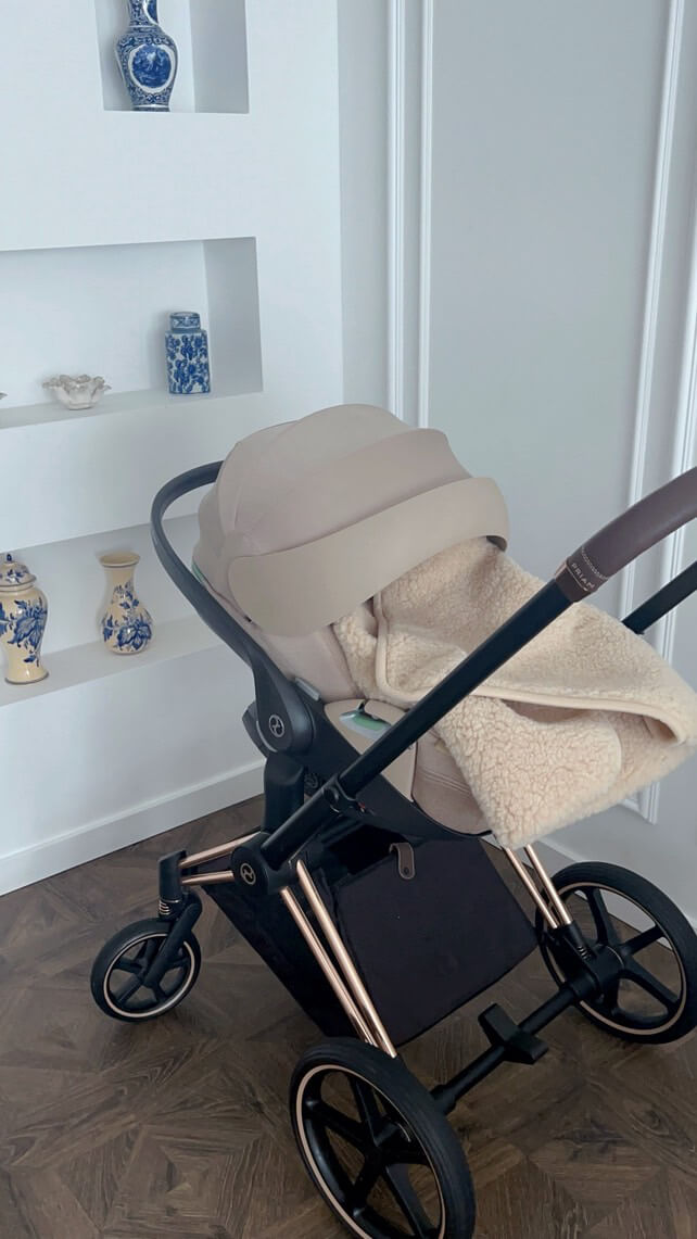 Merino wollen wikkeldeken voor Maxi Cosi