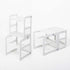 Montessori Houten Learning Tower 2in1 wit, om te vormen tot keukentoren of tafel met stoel.