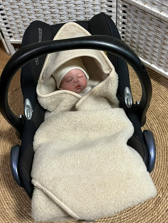 Merino wollen wikkeldeken voor Maxi Cosi