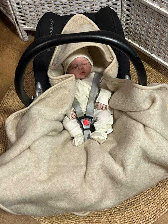 Merino wollen wikkeldeken voor Maxi Cosi