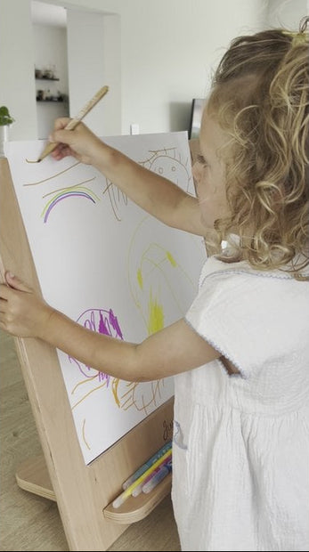 Kindertekenbord - hout