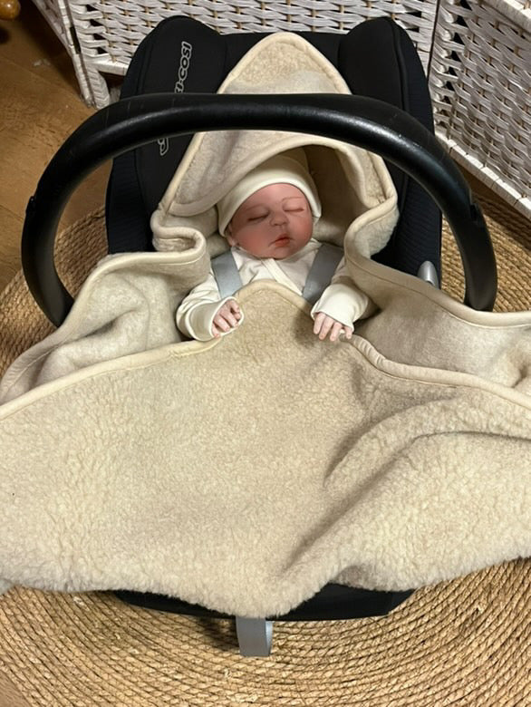 Merino wollen wikkeldeken voor Maxi Cosi