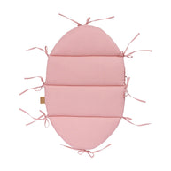 Baby Nest With Braided Bumper - Powder Pink