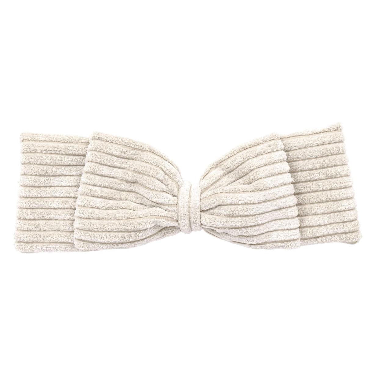 Babynestje met Gevlochten Bumper - Vanilla zachte ribbelstof in warme vanillekleur