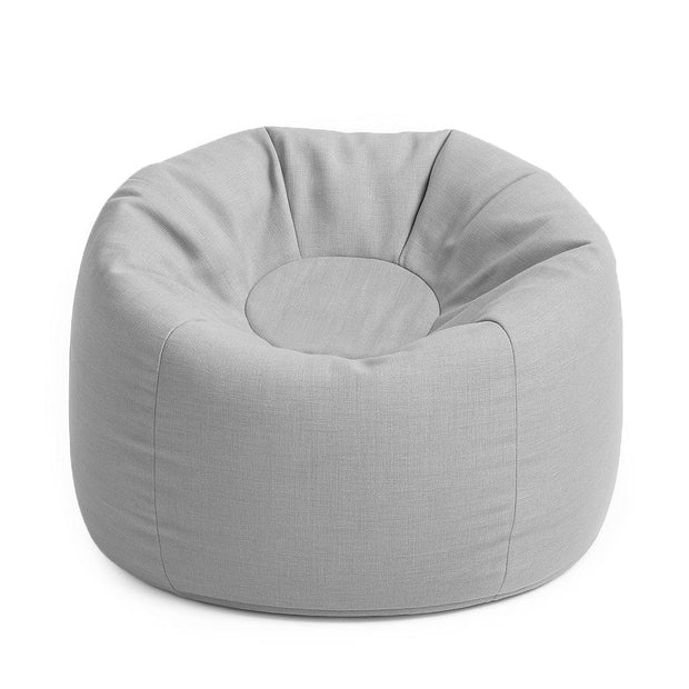 Comfortabele en stijlvolle zitzak Bean Bag Floreo - Fog Gray voor ontspanning in huis