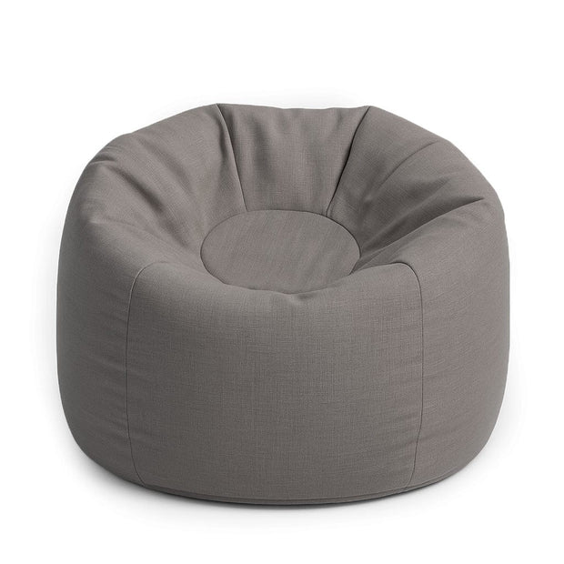 Bean Bag Floreo - Taupe comfortabele zitzak met zachte stof voor ontspannen momenten