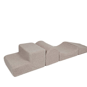 Bearly Corduroy Shape Set 4-Elements - Light Grey