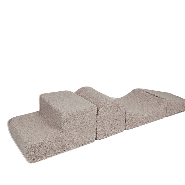 Bearly Corduroy Shape Set 4-Elements - Light Grey