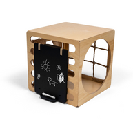 CUBITRI® Climbing Play Cube With Wooden Window