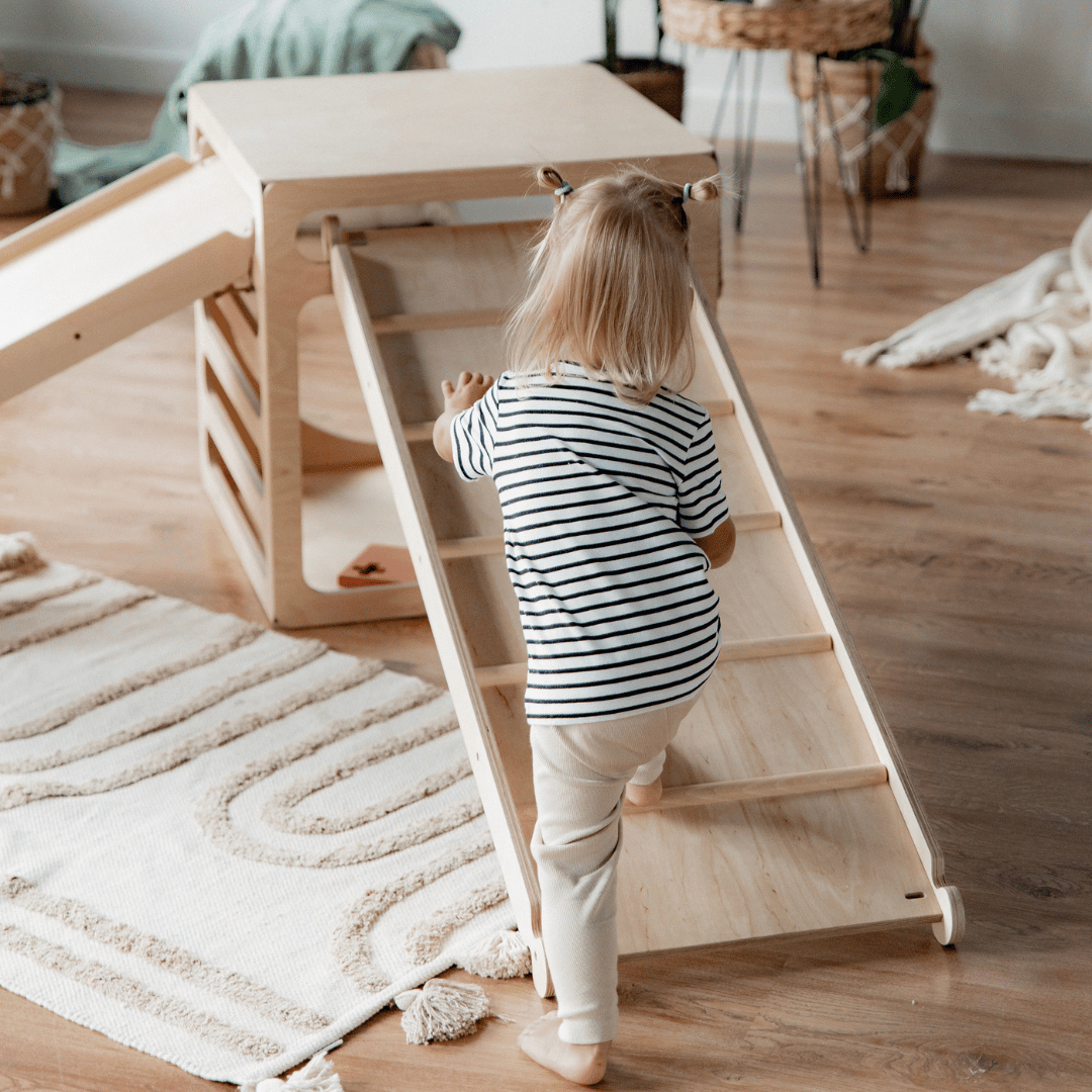 CUBITRI® Climbing Play Cube With Rope Window