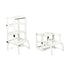 Ette Tete Houten Learning Tower 2in1 wit omvormbaar van toren naar tafel en stoel