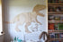 Cut It Now Houten Wanddecoratie Dinosaur T-Rex in lichte houten puzzelstijl aan muur