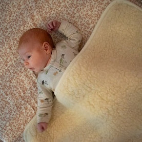 Merino wollen ledikantdeken