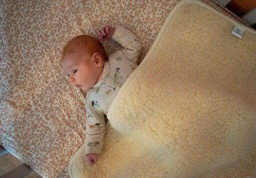 Merino wollen ledikantdeken