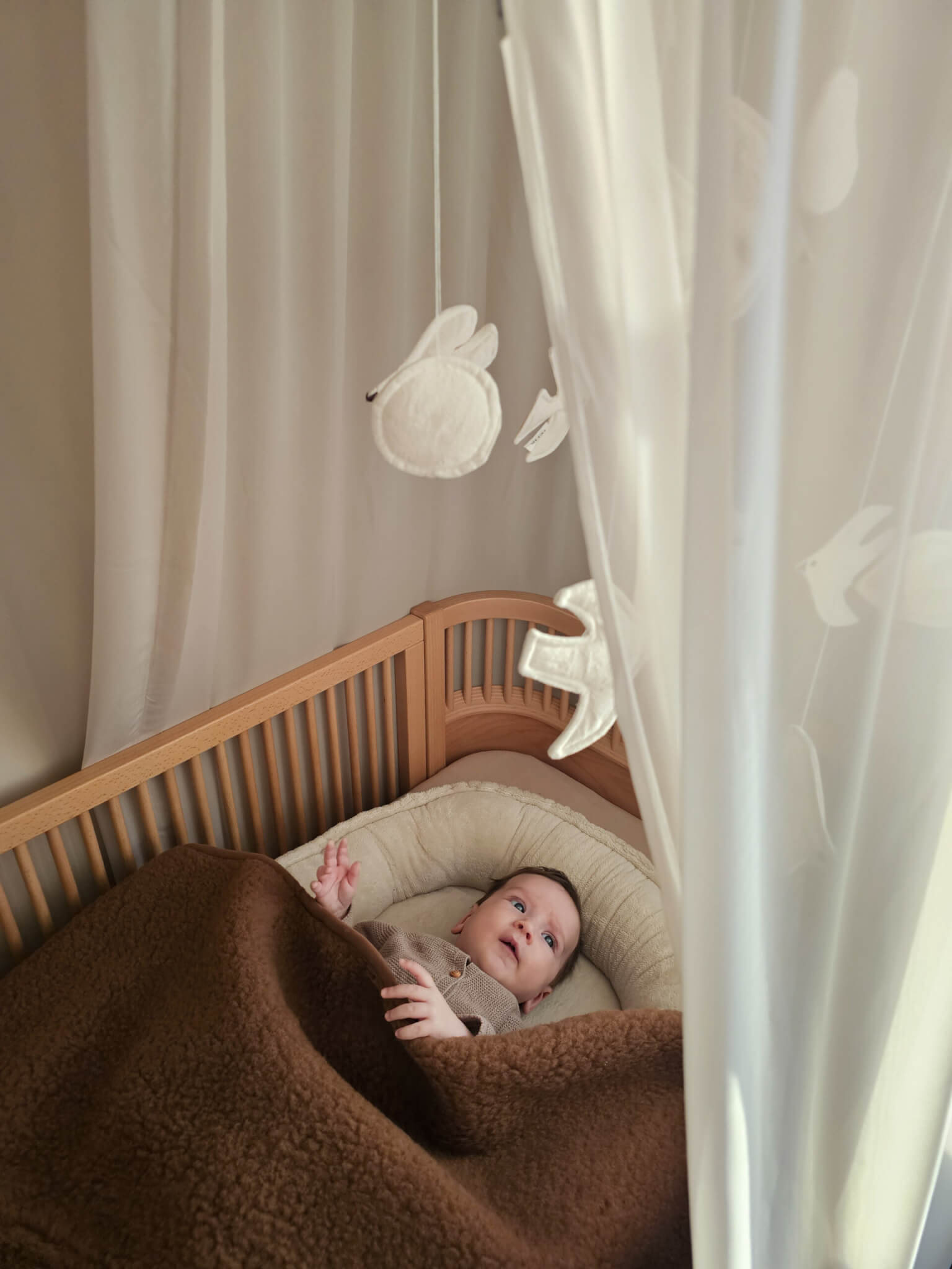 Merino wollen ledikantdeken