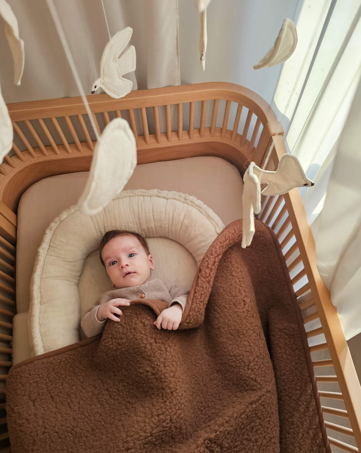 Merino wollen ledikantdeken