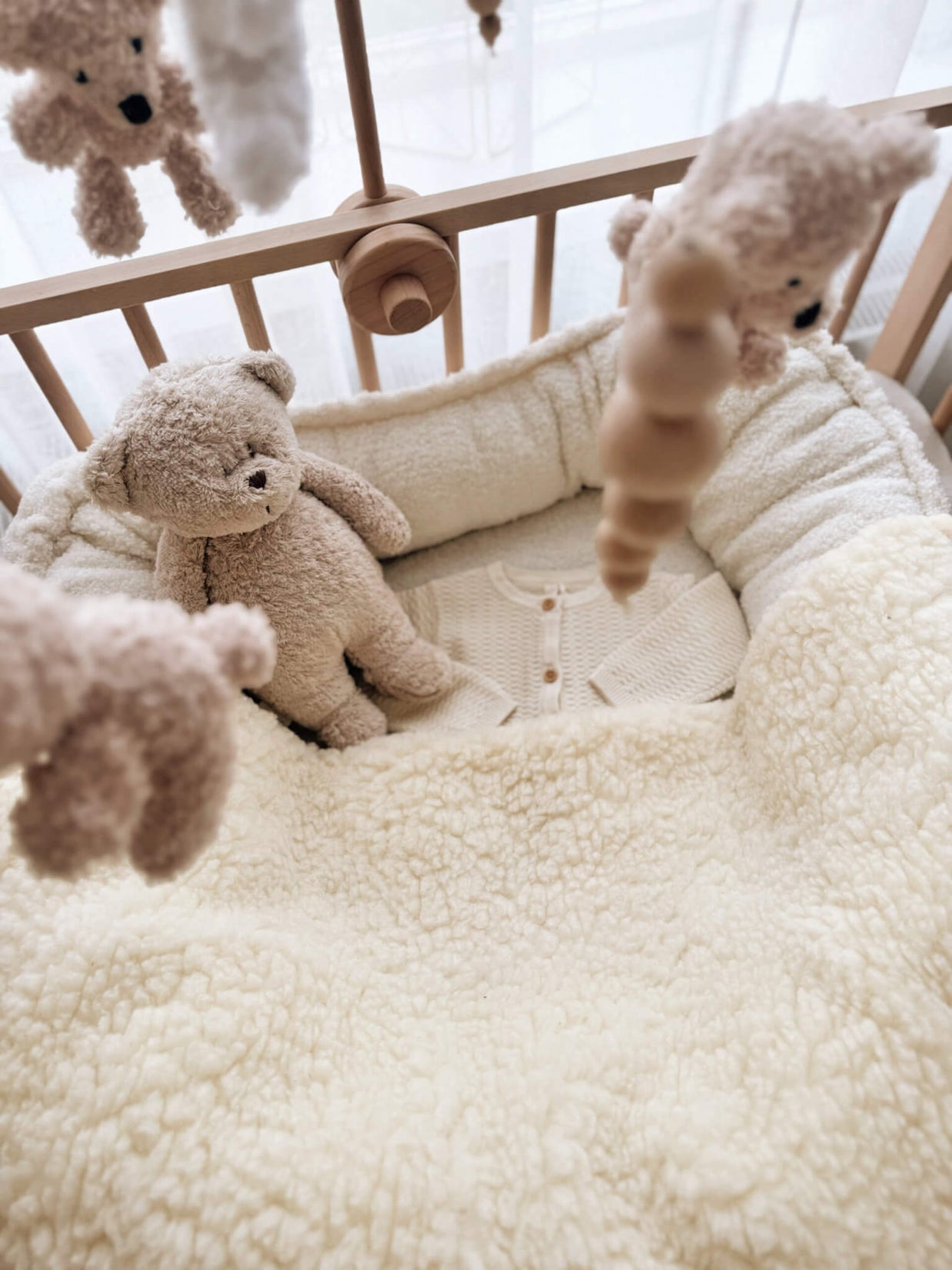 Merino wollen ledikantdeken