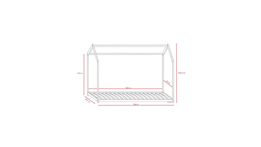 House Bed Bella - White