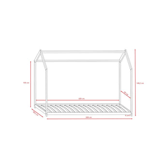 House Bed Bella - White