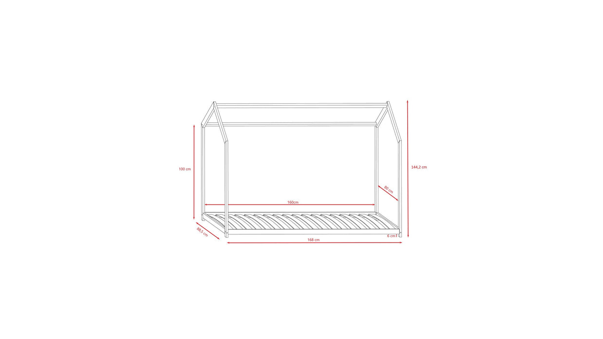 House Bed Bella - White