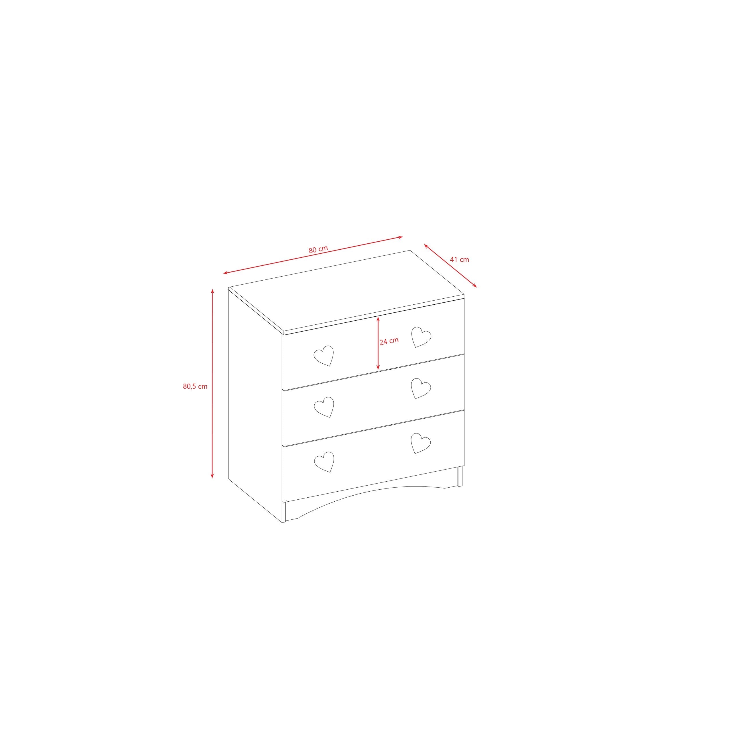 Chest-of-Drawers Julia