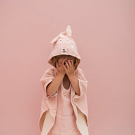 Hooded Bathing Poncho for Kids - Mrs. Rabbit
