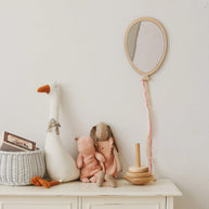 Cut It Now Magische Spiegel Kinderkamer ballonvormige spiegel van natuurlijk multiplex