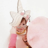Cut It Now Magische Spiegel Kinderkamer met unicorn design van natuurlijk multiplex en acryl.