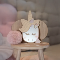 Cut It Now Magische Spiegel Kinderkamer Eenhoorn van natuurlijk multiplex en kindveilig acryl