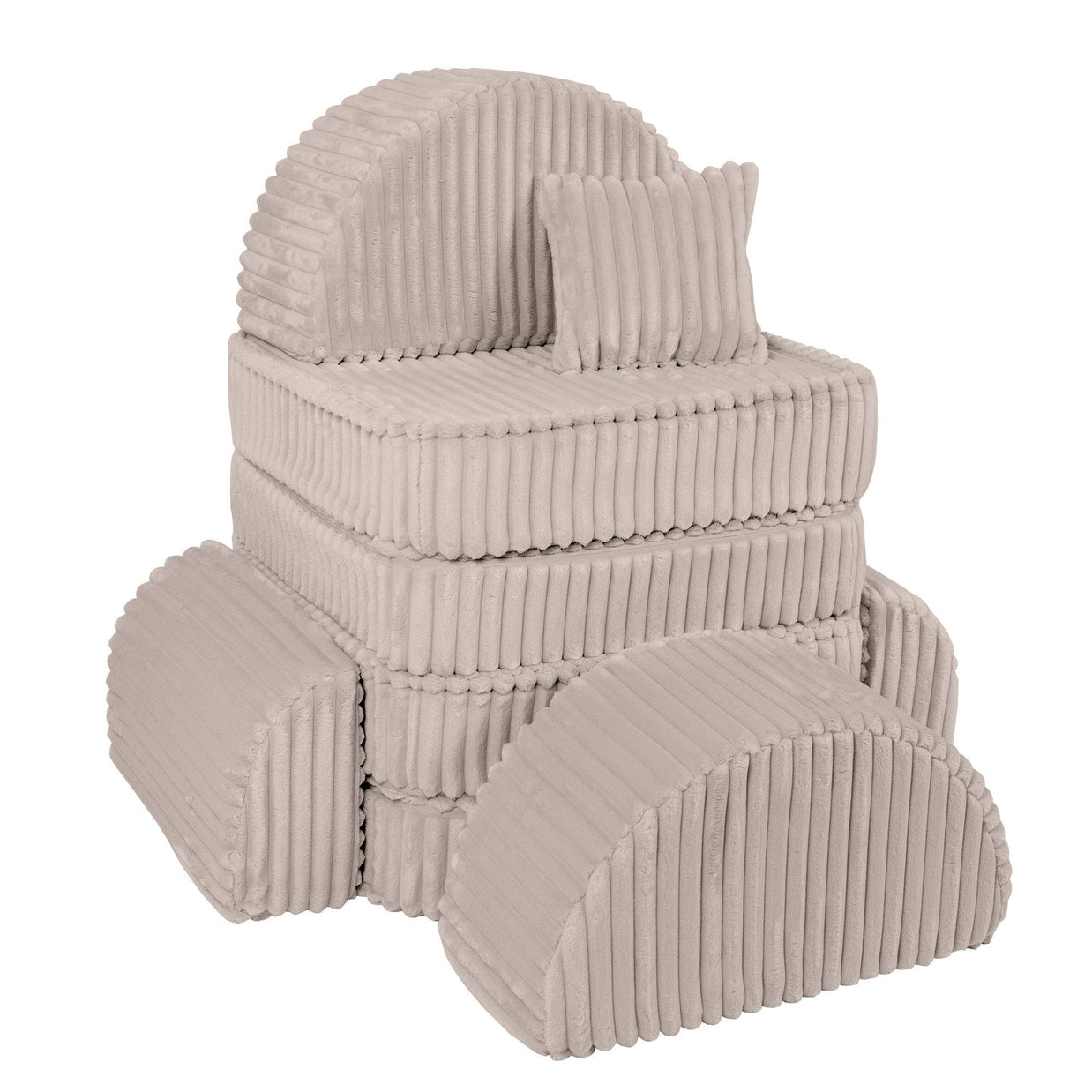 Medium Modular Sofa for Kids - Churros Beige Plus