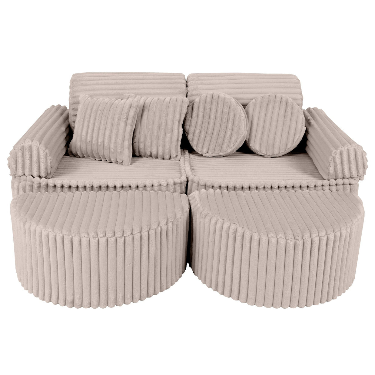Medium Modular Sofa for Kids - Churros Beige Plus