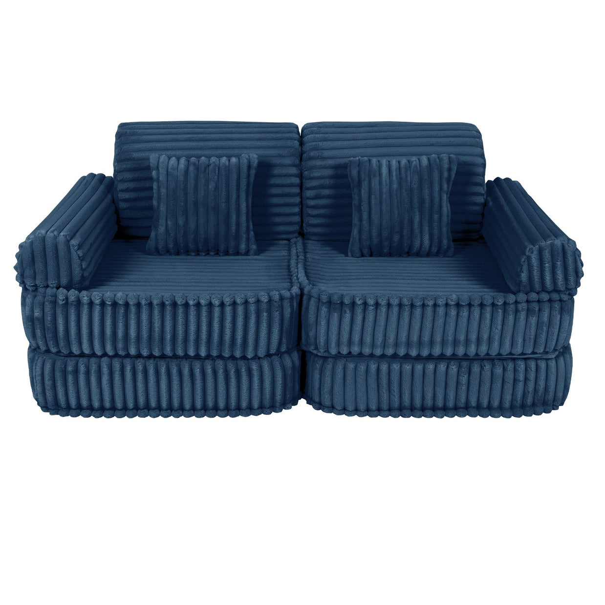Medium Modular Sofa for Kids - Churros Blue
