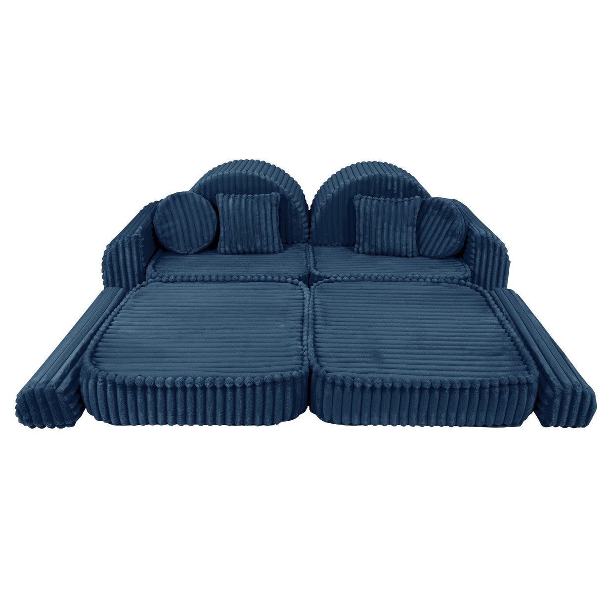 Medium Modular Sofa for Kids - Churros Blue Plus