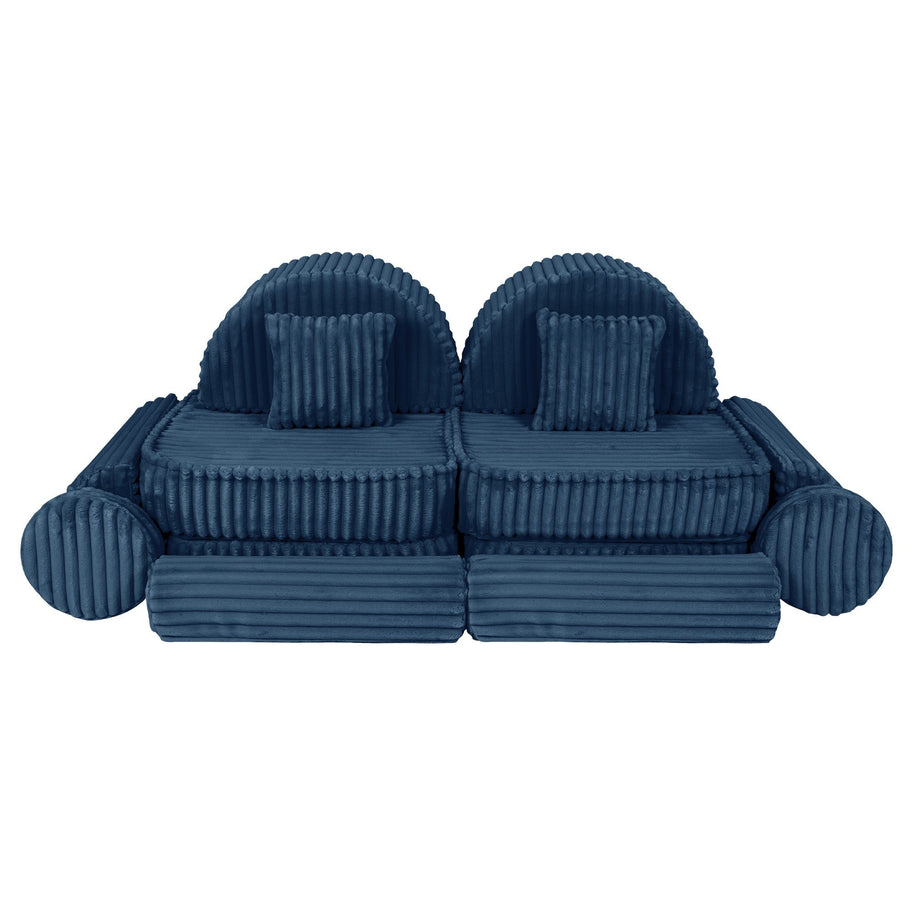 Medium Modular Sofa for Kids - Churros Blue Plus