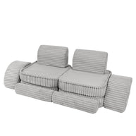 Medium Modular Sofa for Kids - Churros Moon Grey Plus