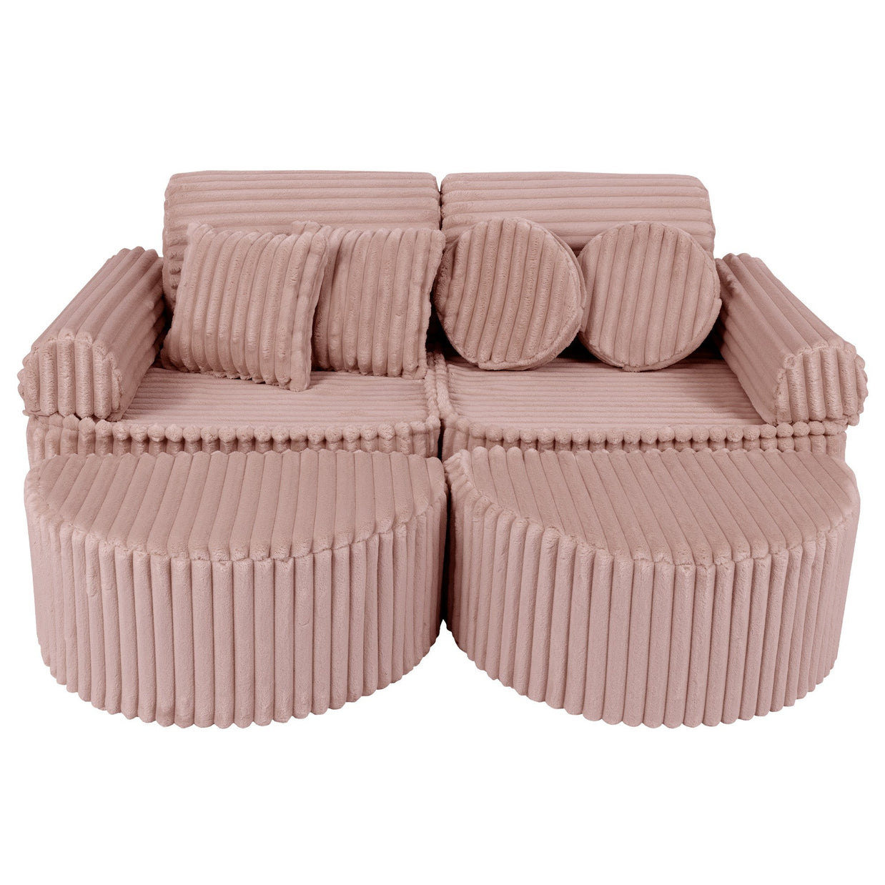 Medium Modular Sofa for Kids - Churros Pink Plus