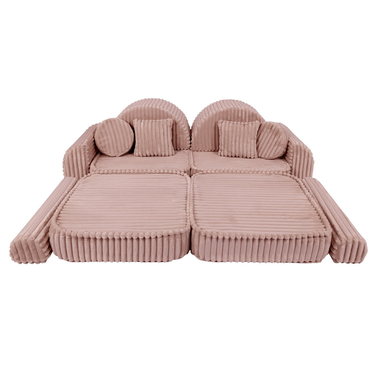 Medium Modular Sofa for Kids - Churros Pink Plus