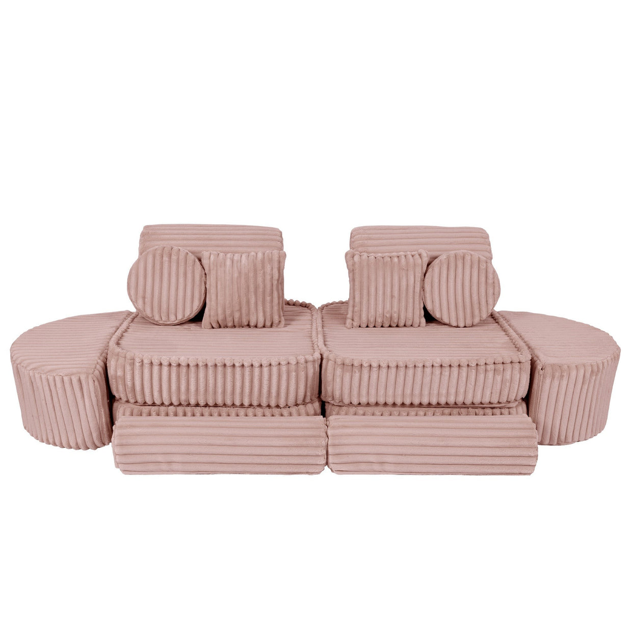 Medium Modular Sofa for Kids - Churros Pink Plus