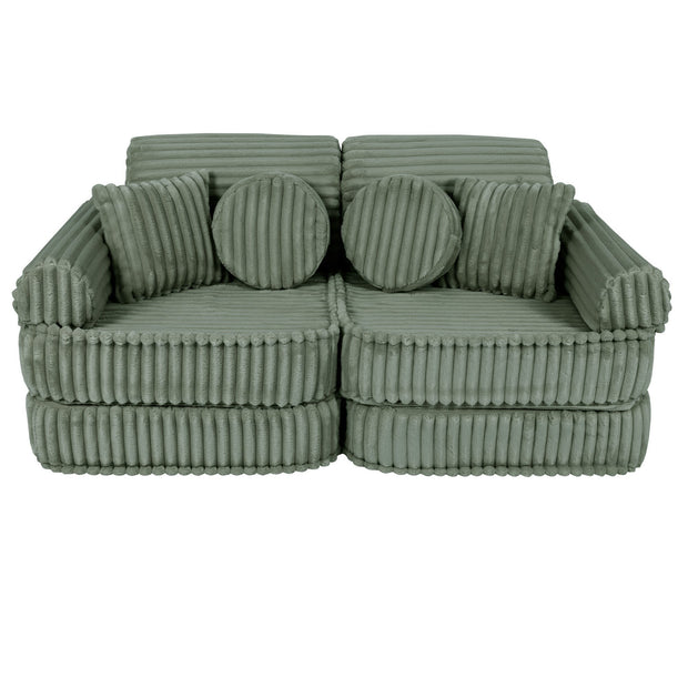 Medium Modular Sofa for Kids - Churros Sage Green
