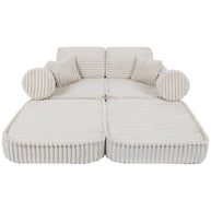 Medium Modular Sofa for Kids - Churros White