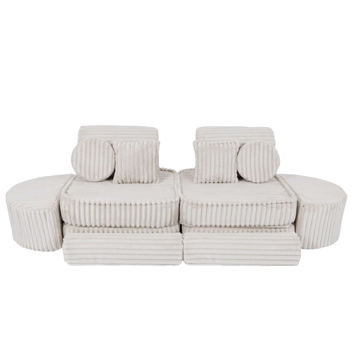 Medium Modular Sofa for Kids - Churros White Plus
