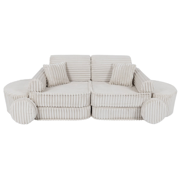 Medium Modular Sofa for Kids - Churros White Plus