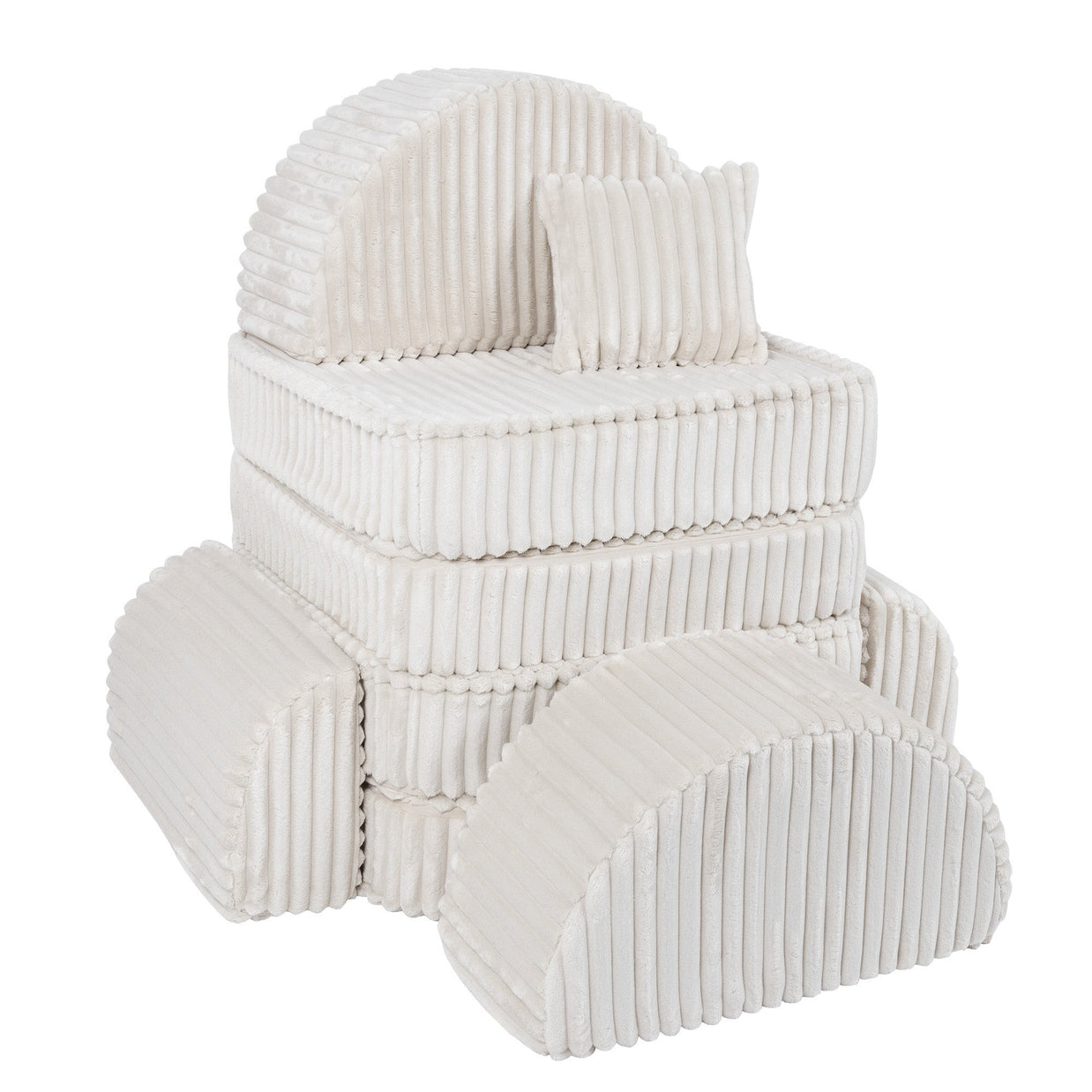 Medium Modular Sofa for Kids - Churros White Plus