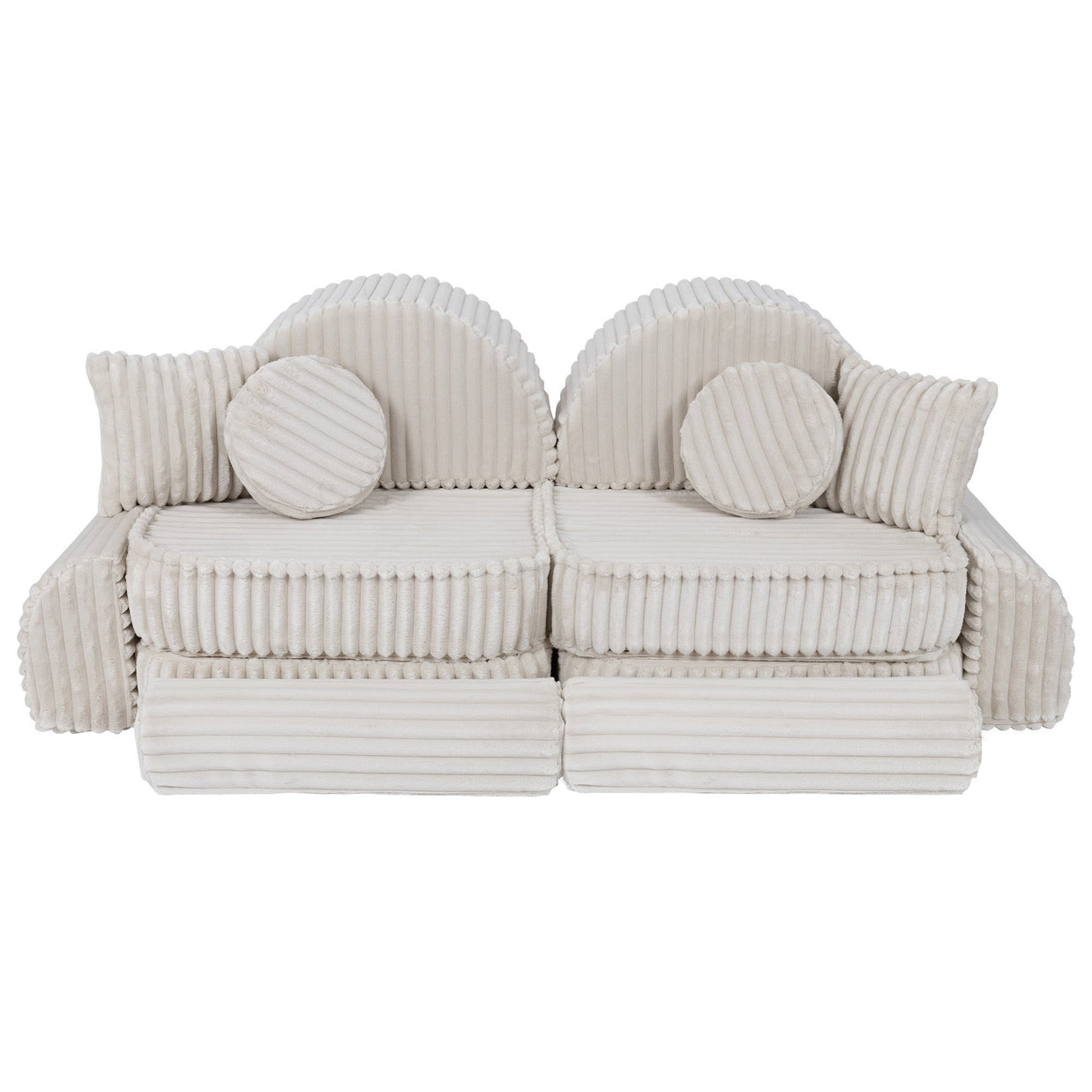 Medium Modular Sofa for Kids - Churros White Plus
