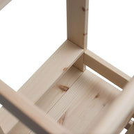 MeowBaby Wooden Kitchen Helper for Children - Natural