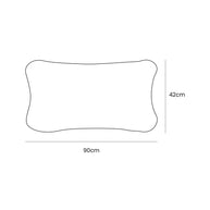 Snug Rocker for Kids - Natural With Pink Pillow